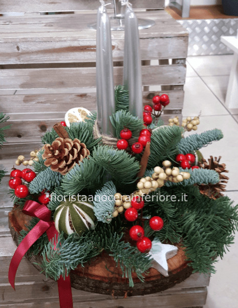 composizione fresca natalizia