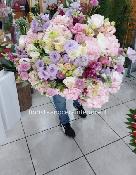 Maxi bouquet in tono Pastello